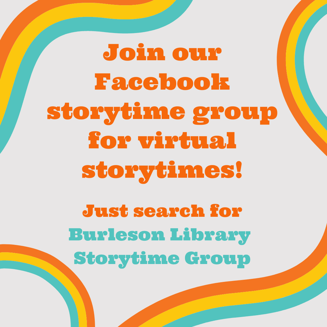 Join our Facebook storytime group!