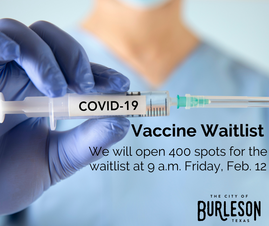 Vaccine waitlist