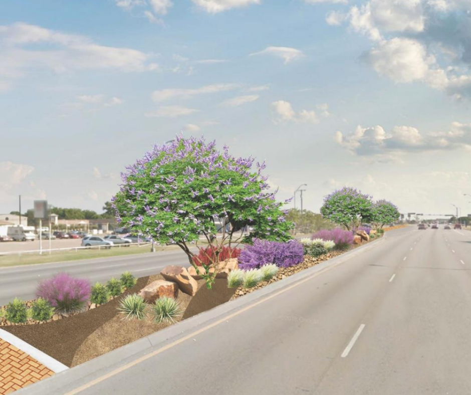 174 median beautification project