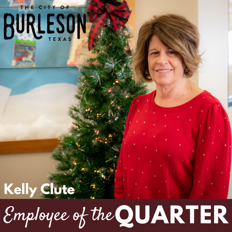Employee of the Quarter Kelly Clute
