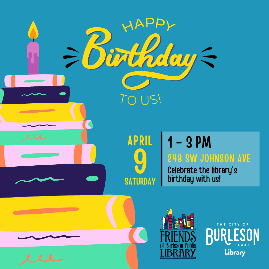 Library Birthday social post