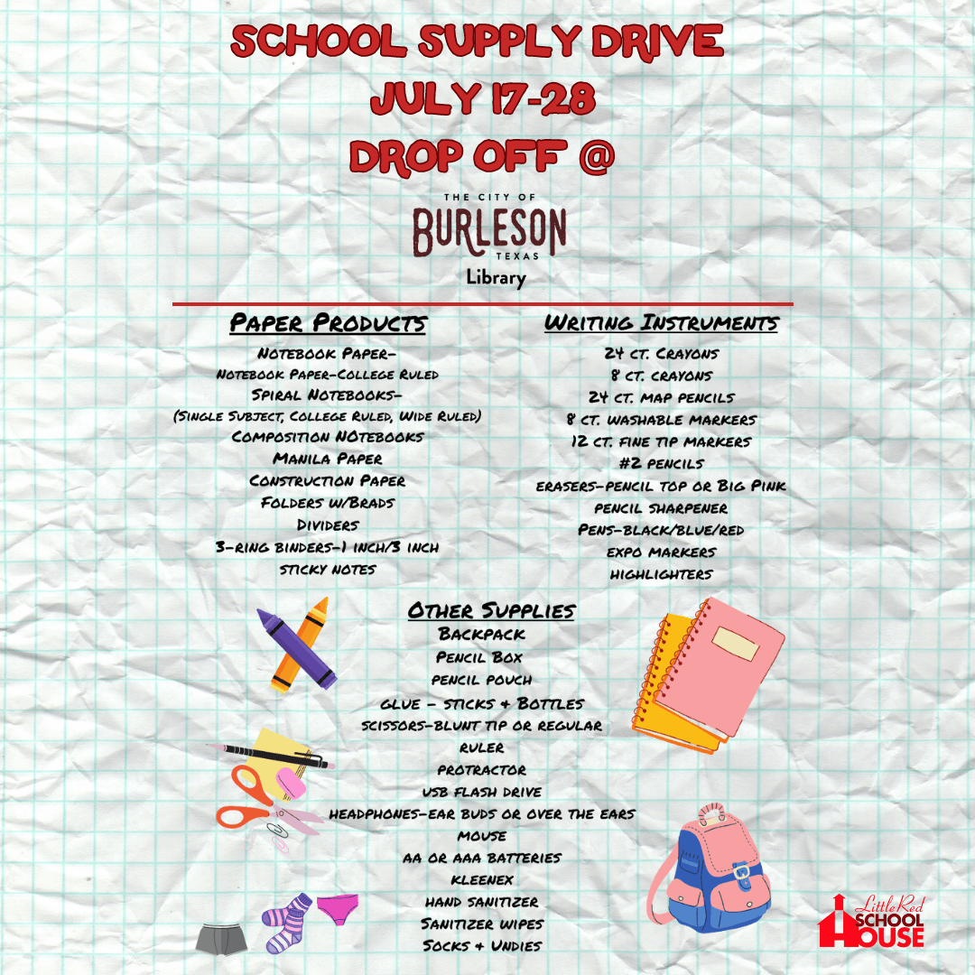 School Supply Drive Social Media
