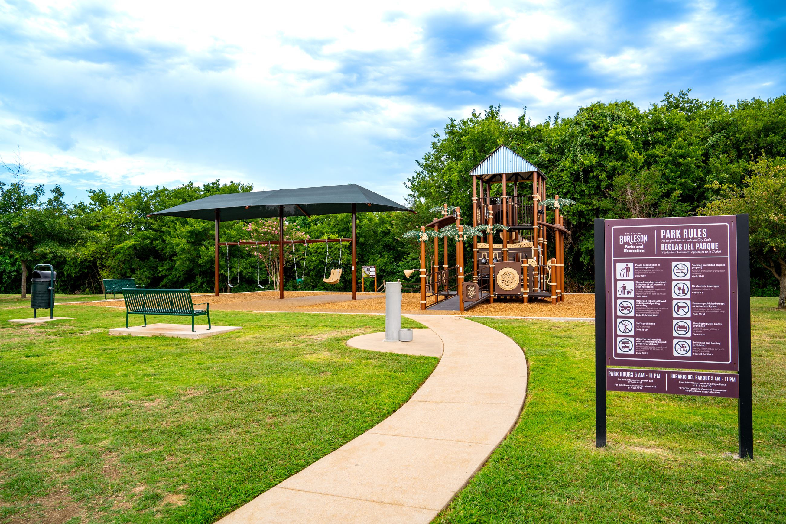 Photo of equipment at Wakefield Park