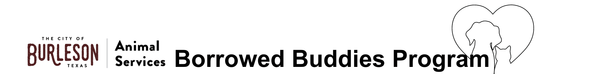 Borrowed Buddies Program header