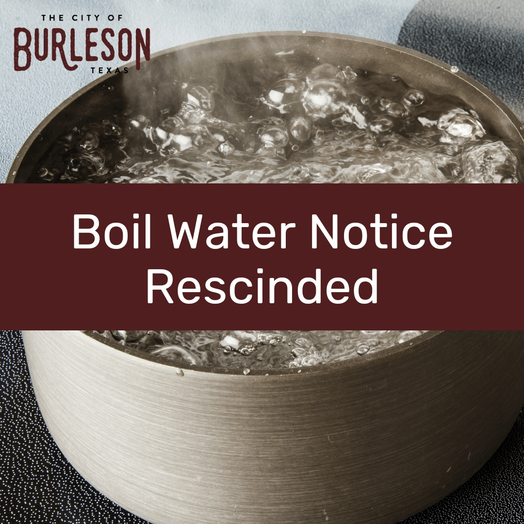 Boil Water Notice Rescinded