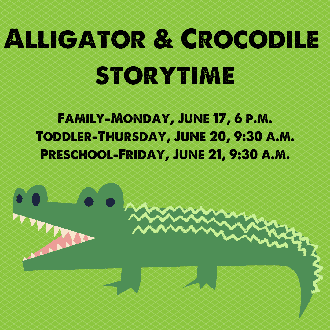 Alligator  Crocodile storytime