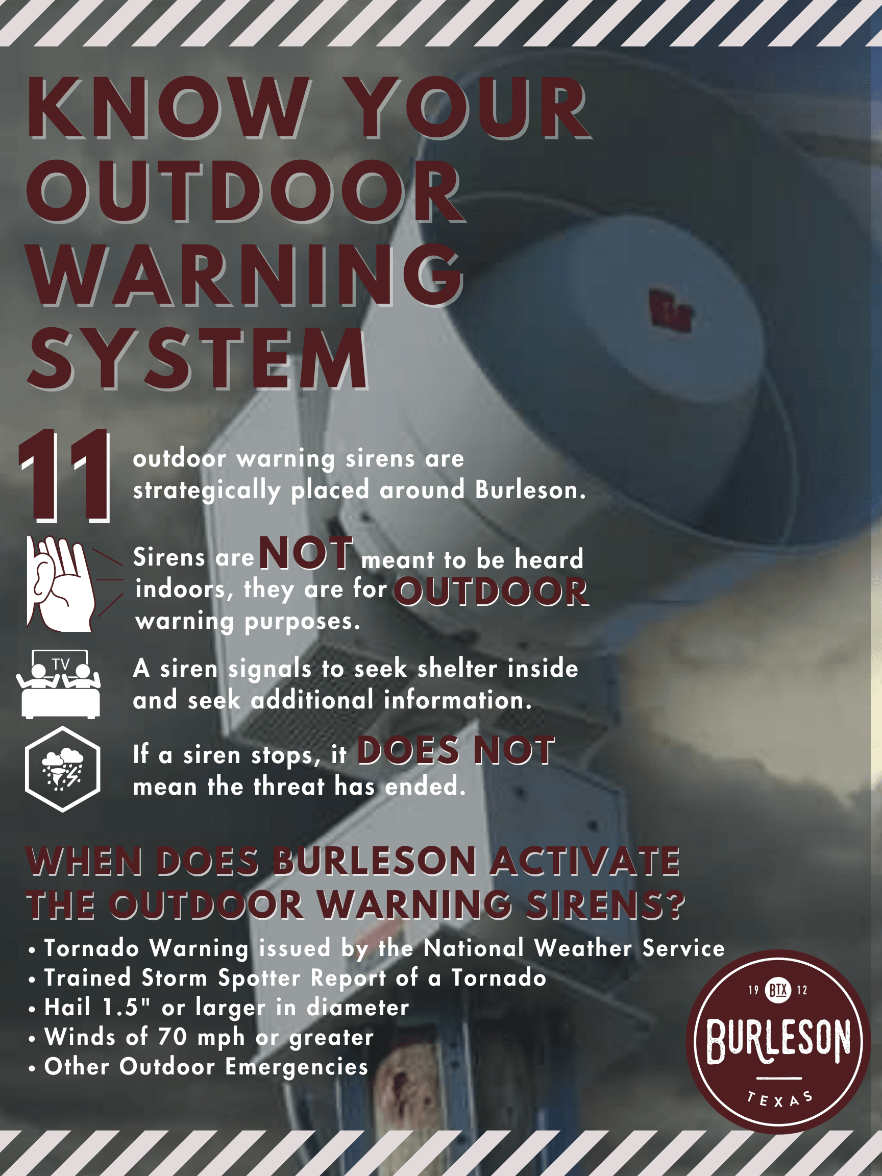 Outdoor Warning Sirens Info