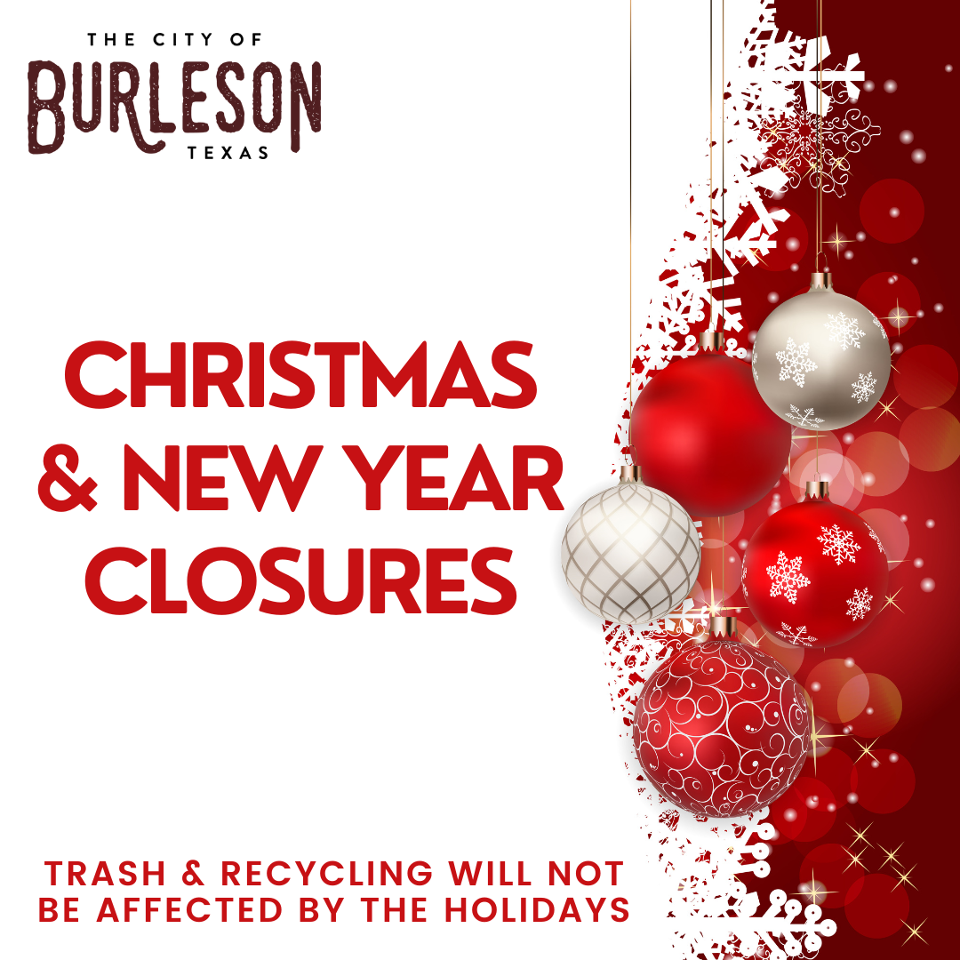 graphic that says christmas and new year closures