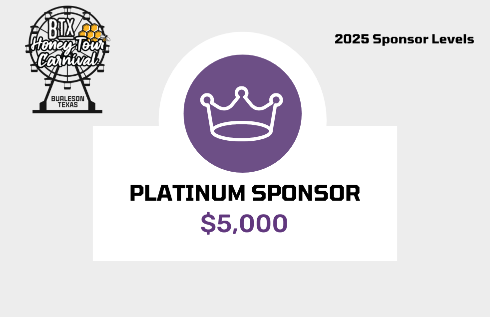 Honey Tour Carnival Sponsorship Tier Button