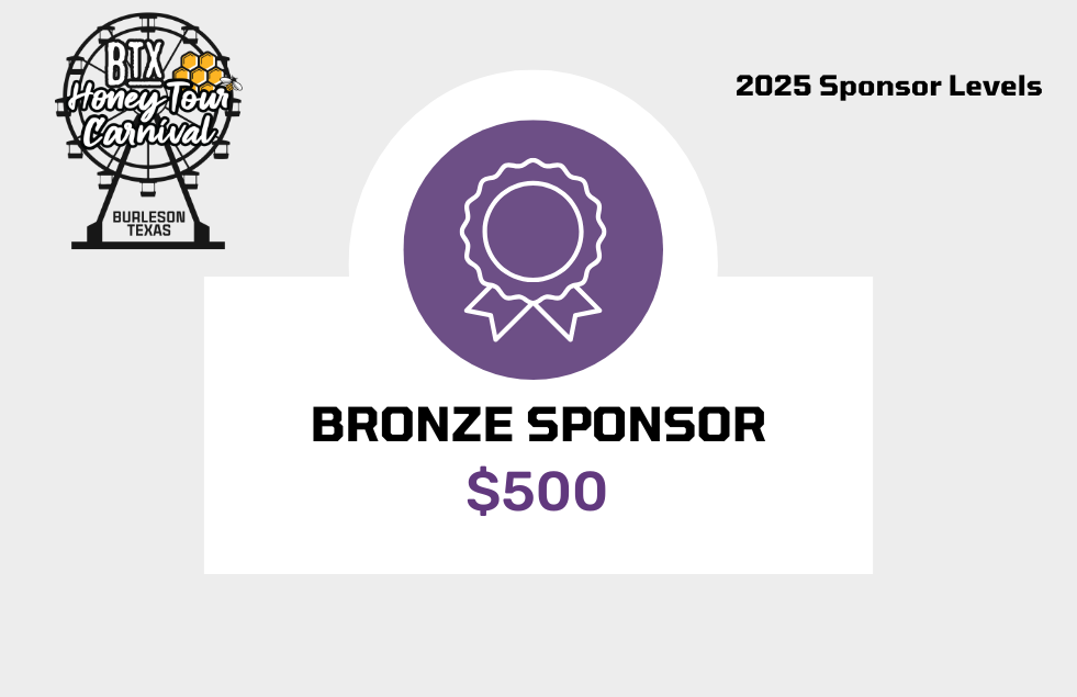 Honey Tour Carnival Sponsorship Tier Button