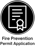 Fire Prevention Permit Application button